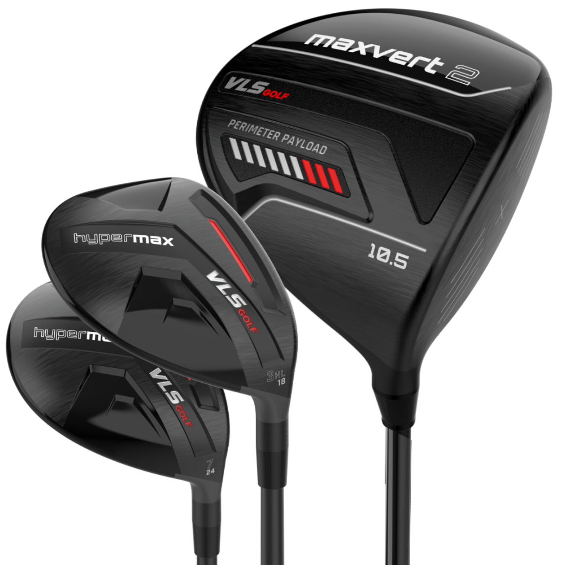 VLS Maxvert 2 Driver and Hypermax Fairway Bundle(3W+7W)