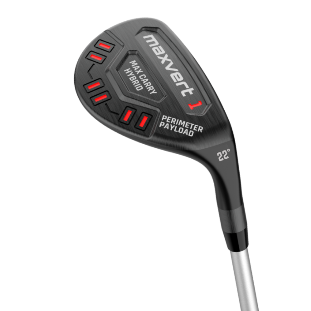 Maxvert 2 Driver and 3 Hybrids Bundle(18/22/26 Degree Hybrids)