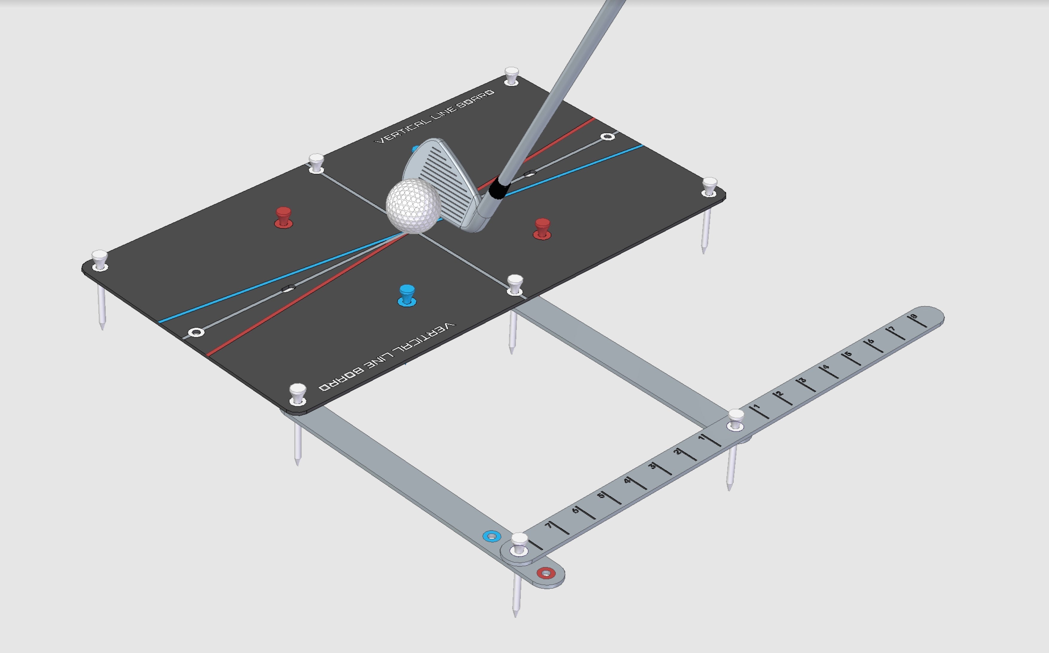 Vertical Line Board: The Multipurpose Golf Training Aid That Grows With Your Game